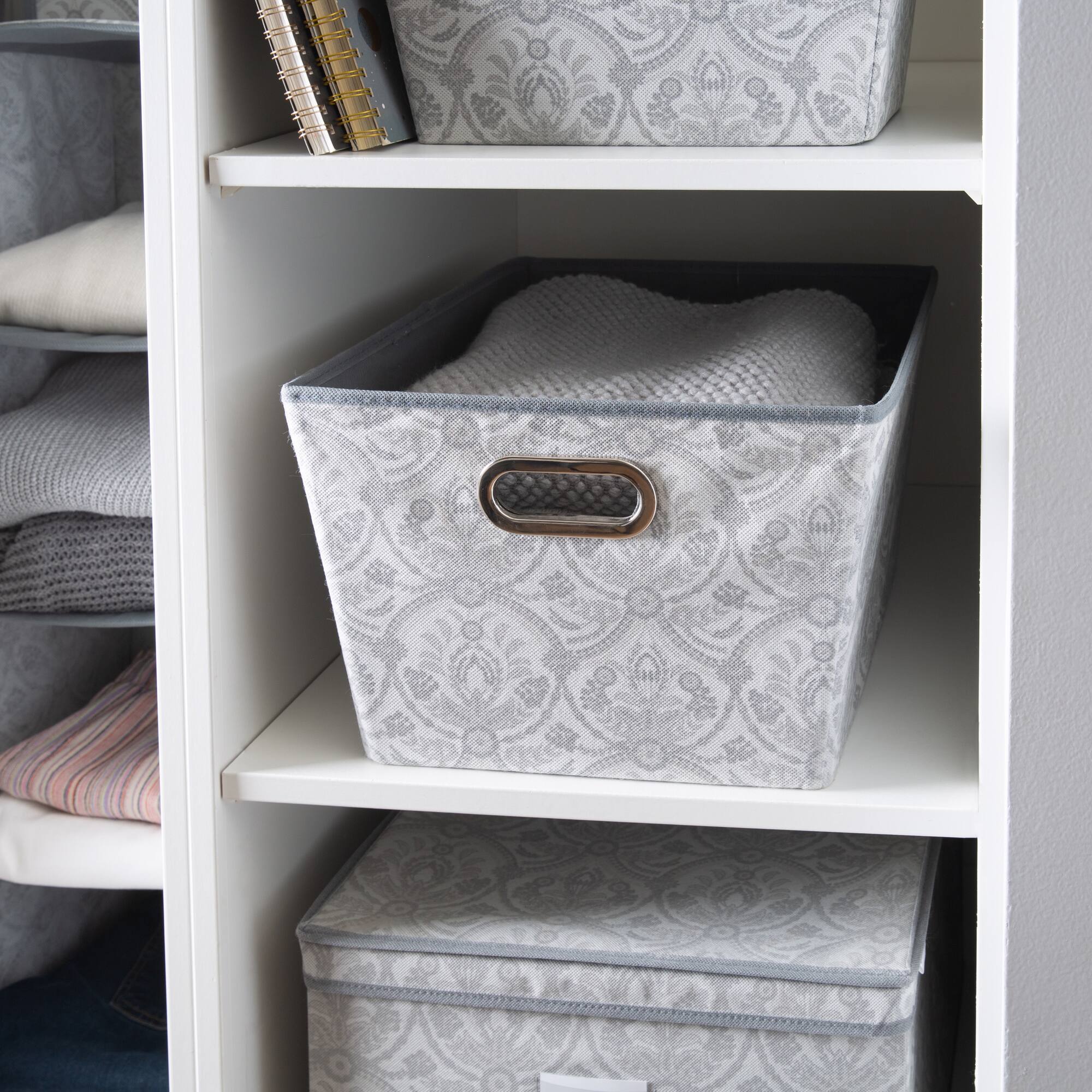 Laura Ashley 17" Grommet Storage Bin